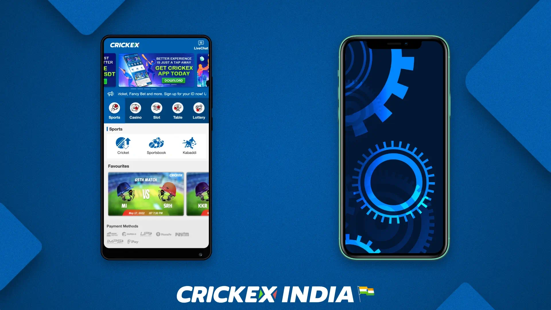 The main characteristics of the Crickex mobile application for sports betting and casino games